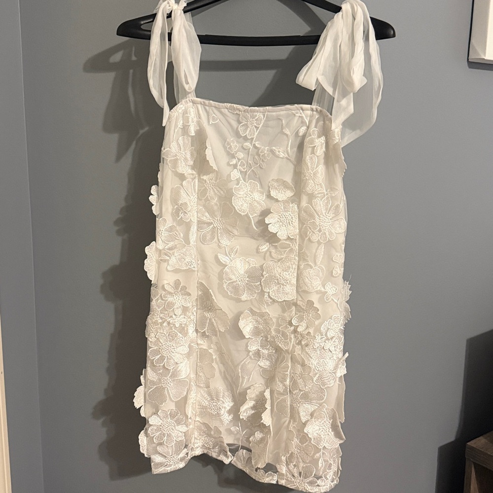 Lulus White Floral Mini Dress - Picture 2 of 9